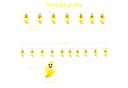nsihing LED-Lichterkette Halloween 20 LEDs Geist mit Timer Bild 5