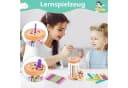 Flintry Lernspielzeug Montessori Holzspielzeug Bunt ab 3 Jahren Bild 1