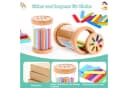 Flintry Lernspielzeug Montessori Holzspielzeug Bunt ab 3 Jahren Bild 3