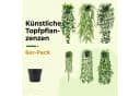 Diwzbyn Kunstpflanze 6-teiliges Set Eukalyptus-Hängeranken Grün Bild 5