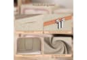 Diwzbyn Aufbewahrungsbox mit Deckel Leinen Beige 22L Bild 3