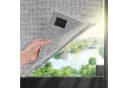 Diwzbyn Selbstklebende Aluminium-Fensterfolie Grau Sichtschutz & Wärmedämmung Bild 1