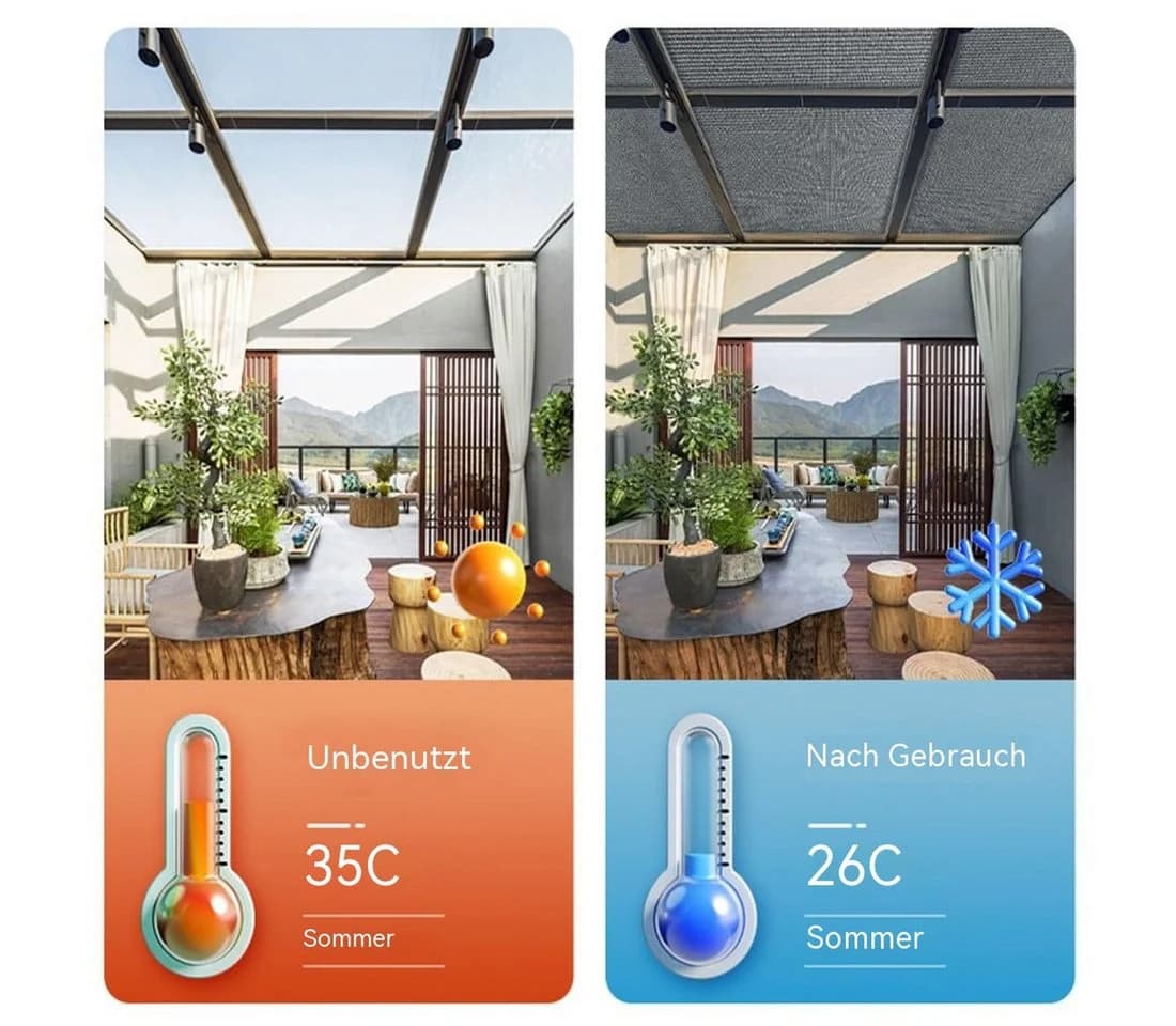 Diwzbyn Selbstklebende Aluminium-Fensterfolie Grau Sichtschutz & Wärmedämmung - Bild 3