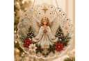 Bomiclss Kreativset Weihnachtsschmuck Acryl-Anhänger mit 3D-Perlen Bild 1