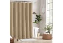 Diwzbyn Duschvorhang Waffelstoff Beige Wasserabweisend 180 cm Bild 1