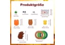 Bomiclss Hängedekoration Bastelset Herbst DIY Eulen Igel Kranz Bunt Bild 4