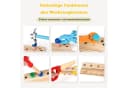 Flintry Kinder-Werkzeug-Set aus Holz – Werkzeugkasten Spielzeug Lernspielzeug Bild 3