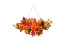Sorvyzxn Dekokranz Halloween Hängedeko Herbstdeko Kürbis Ahornblatt Türdeko Bild 2