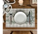 Bomiclss Platzset Herbst 4er Set mit Kürbis und Eukalyptusblättern Bild 1