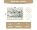 Bomiclss Platzset Herbst 4er Set mit Kürbis und Eukalyptusblättern Bild 5