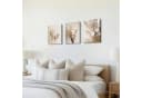 Zyronn Wandbild Boho Pampasgras Beige Leinwandbild 3er Set Bild 3