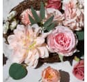 Diwzbyn Künstliche Blumen Set 24-tlg. Seidenblumen Mix Rosa Bild 1