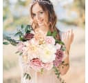 Diwzbyn Künstliche Blumen Set 24-tlg. Seidenblumen Mix Rosa Bild 5