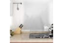 Diwzbyn Küchenrückwand Aluminium Klebefolie Silber Selbstklebend Bild 3
