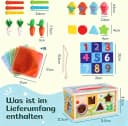 Flintry 6-in-1 Montessori Lernspielzeug aus Massivholz Bild 1