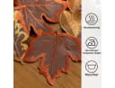 Sorvyzxn Tischläufer Herbst Polyester-Satin Besticktes Design Bild 4