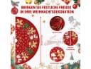 Sorvyzxn Weihnachtsbaumdecke 90 cm Bunt mit Schleifen Bild 4