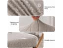 Diwzbyn Stuhlbezug Beige Wasserdicht & Elastisch 2/4er Set Bild 4