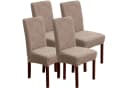 Diwzbyn Stuhlbezug 2/4er Set Elastisch Jacquard Braun Bild 2