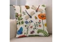 Diwzbyn Kissenbezug 4er-Set Blumenmuster Polyester Bild 5