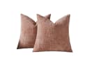 Diwzbyn Chenille Kissenbezug Bambusstruktur Beige Bild 2
