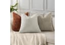 Diwzbyn Chenille Kissenbezug 45x45 cm Beige Bild 3