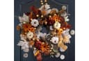 Diwzbyn Dekokranz 45cm Herbst-Beerenkranz Orange/Grün/Jute Bild 1