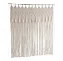 Diwzbyn Makramee Türvorhang Beige Boho Wandbehang Bild 2