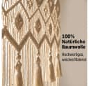 Diwzbyn Makramee Türvorhang Beige Boho Wandbehang Bild 3