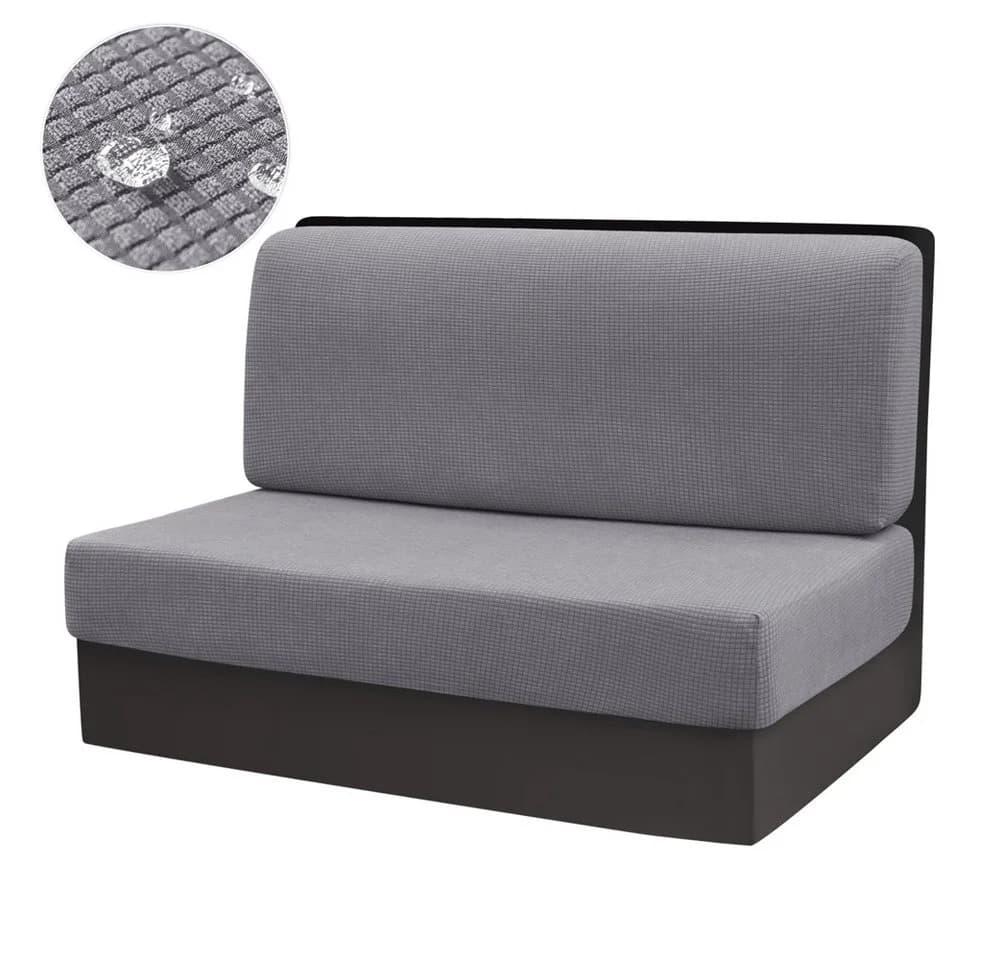 Diwzbyn Sofahusse Grau Jacquard Wohnmobil Sitzbezug rutschfest - Bild 2