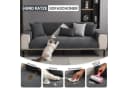 Minicloss Sofaschoner Anti-Rutsch Chenille Überwurf Braun Retro Bild 3