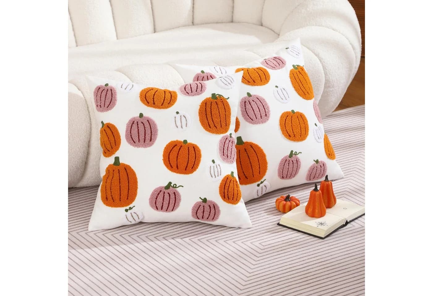 Sorvyzxn Kissenbezug Premium Halloween 45x45 cm Baumwolle - Bild 4