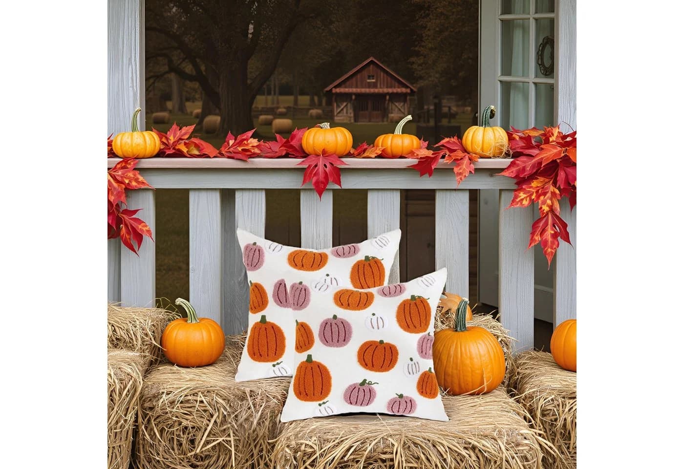 Sorvyzxn Kissenbezug Premium Halloween 45x45 cm Baumwolle - Bild 5