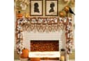 Sorvyzxn Herbstgirlande mit Lichtern 180cm Ahornblätter Kürbisse Bild 5