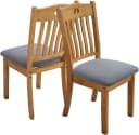 Diwzbyn Stuhlhusse 4er Set Grau Stretch Bezug mit Karomuster Bild 4