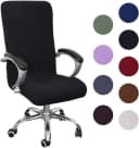 Diwzbyn Bürostuhlhusse Schwarz Elastisch Abnehmbar Bild 2