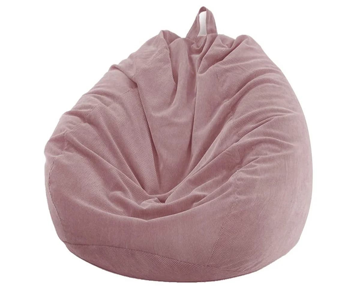 Diwzbyn Sitzsackbezug Rosa Cord mit Griff - Bild 2