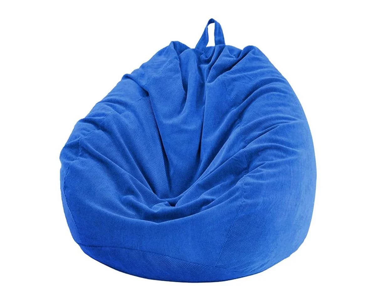 Diwzbyn Sitzsackbezug Blau Cordstoff ohne Füllung - Bild 2