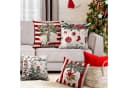 Agger Kissenbezug Set Weihnachten 45x45cm Rot Bild 1