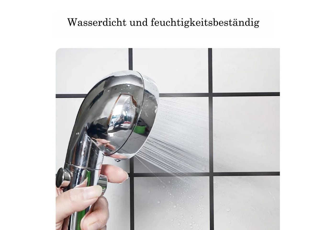 Diwzbyn Selbstklebende Fliesenaufkleber Weiß Wasserdicht