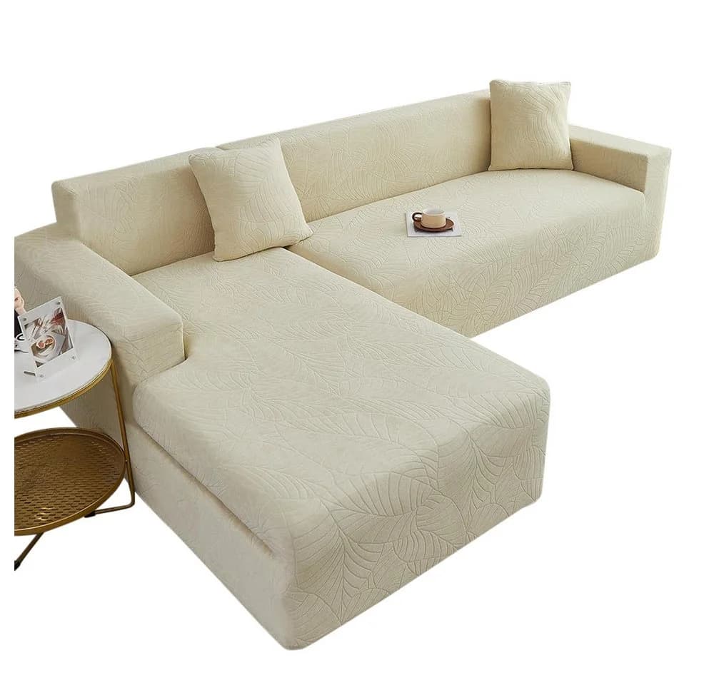 Diwzbyn Sofabezug High Stretch Beige Moderne Sofahusse - Bild 2