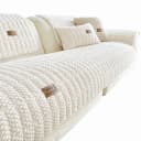 Diwzbyn Sofaschoner Beige Rutschfest Universal Waschbar Bild 2