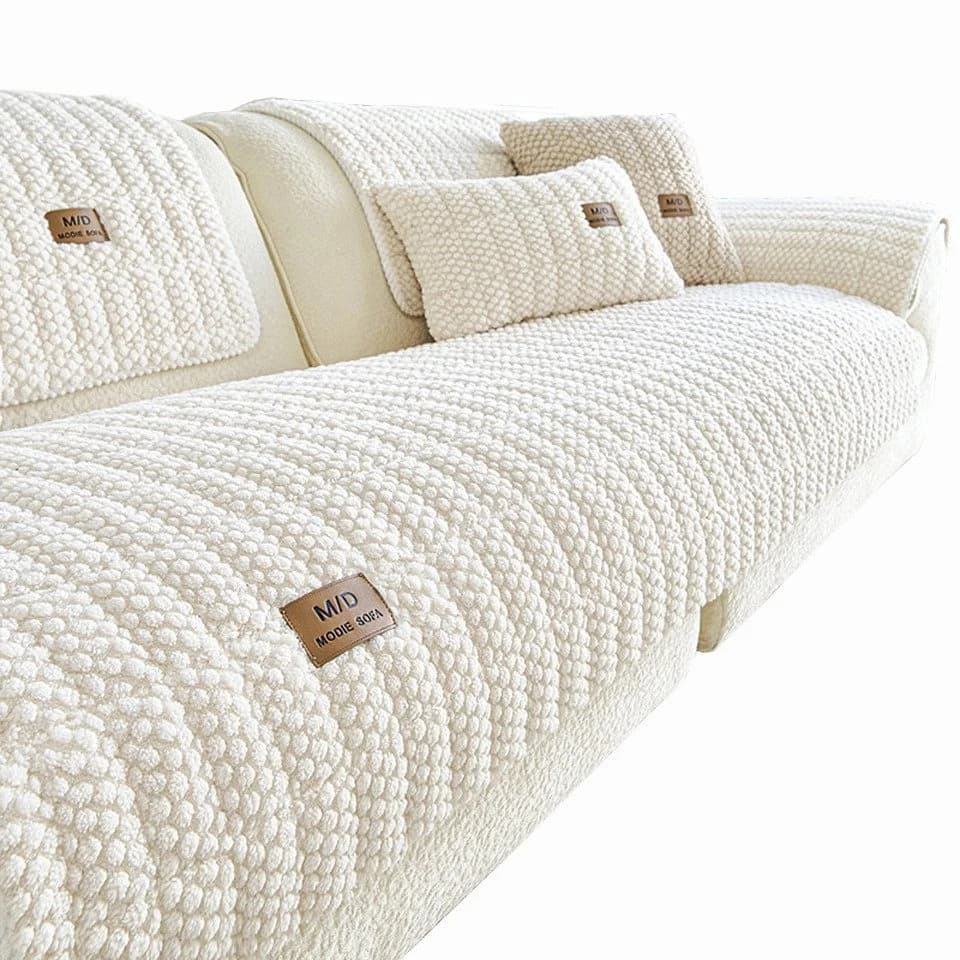 Diwzbyn Sofaschoner Beige Rutschfest Universal Waschbar - Bild 2