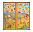 Sorvyzxn Herbst Fensterfolie Selbstklebend Bunt Blattmuster Bild 2