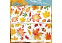 Sorvyzxn Herbst Fensterfolie Selbstklebend Bunt Blattmuster Bild 5