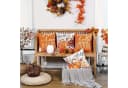 Sorvyzxn Kissenbezug 4er Set Herbst Kürbis Orange Polyester Bild 1