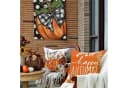 Sorvyzxn Kissenbezug 4er Set Herbst Kürbis Orange Polyester Bild 5