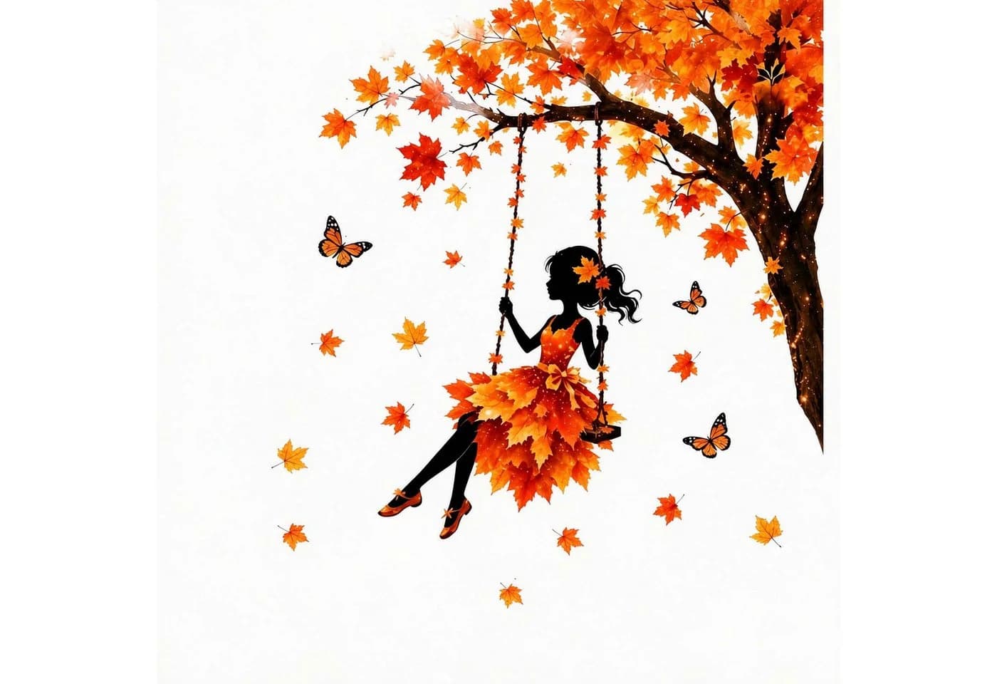 Sorvyzxn Fensterbild Herbstliches Erntemotiv Bunt Statisches PVC - Bild 2