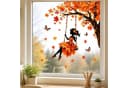 Sorvyzxn Fensterbild Herbstliches Erntemotiv Bunt Statisches PVC Bild 4