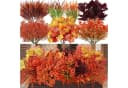 Sorvyzxn Kunstblumenstrauß 12/16st Herbst Deko Bunt Bild 2